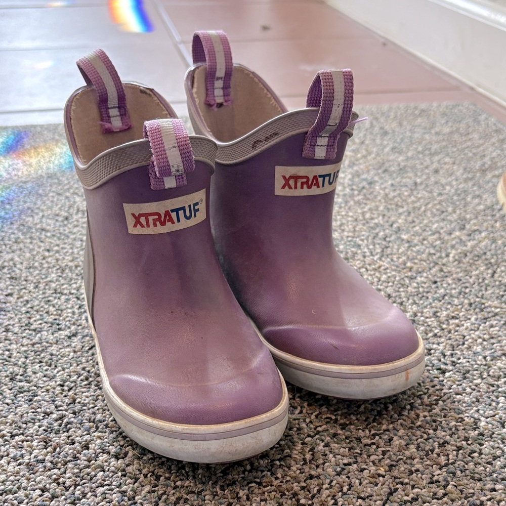 Kids Purple XTRATUF deck boot